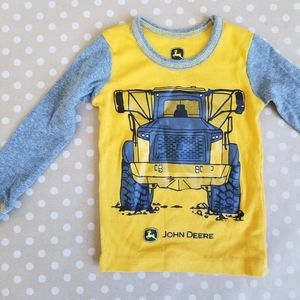 [John Deere] Long Sleeved Cotton Tee